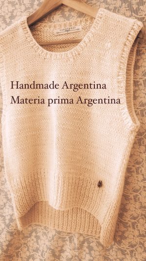 CHALECO FLORA HANDMADE