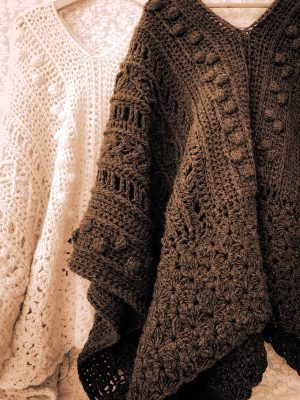 PONCHO PAMPA lana oveja