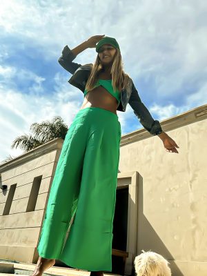 PALAZO HORSE lino 100%